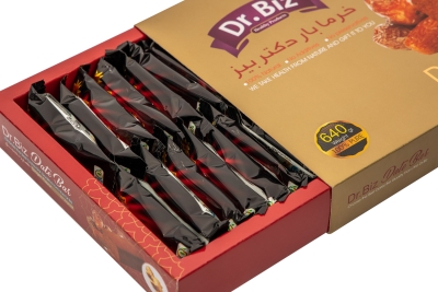خرید آنلاین خرما بار زنجبیلی Dr.BIZ: بسته‌بندی تک‌نفره خرما با زنجبیل