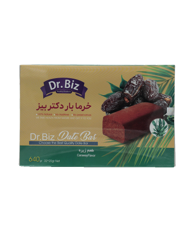 قیمت و خرید خرما بار رژیمی Dr.BIZ حاوی زیره سیاه – میانوعده کمکالری